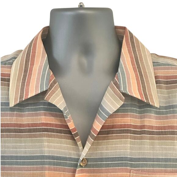 Campus Men’s Vintage New Old Stock Striped Size L Shirt Made in USA w/Tags - Picture 3 of 7
